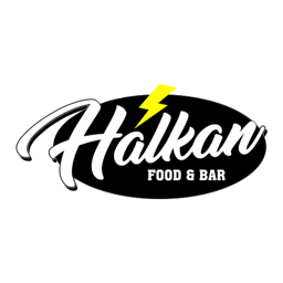 Halkan Food & Bar logo.